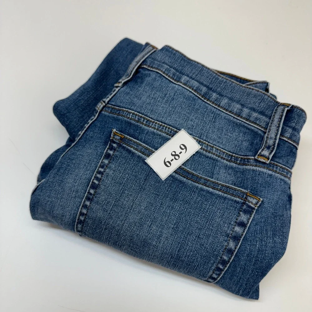 J Crew Jeans Womens 29P Blue Vintage Slim Straight Denim Classic Workwear